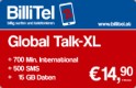 BilliTel Gobal Talk-XL € 14,90